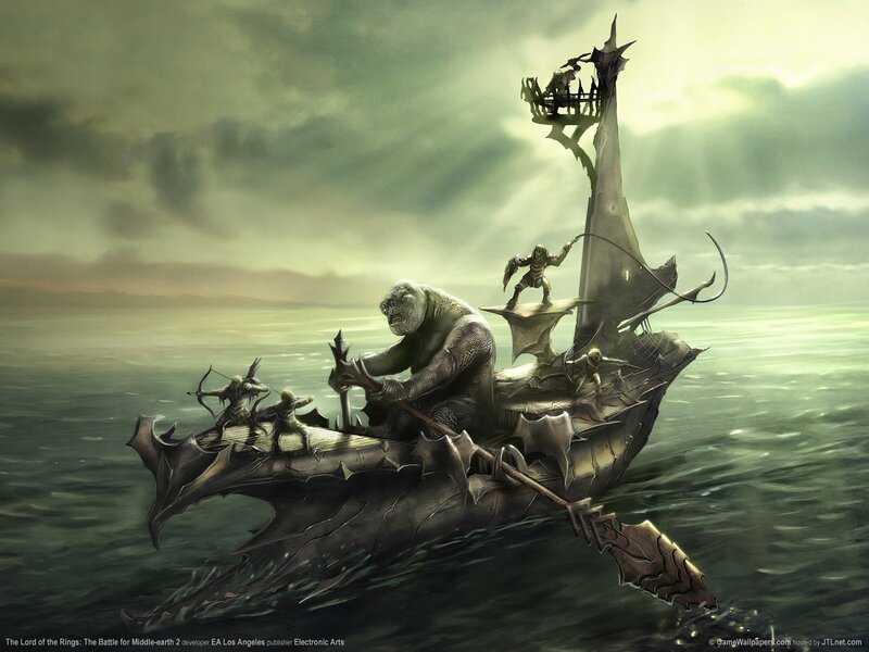 Orc Warriors on a Boat