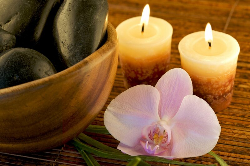 Orchid and Candles — Brown