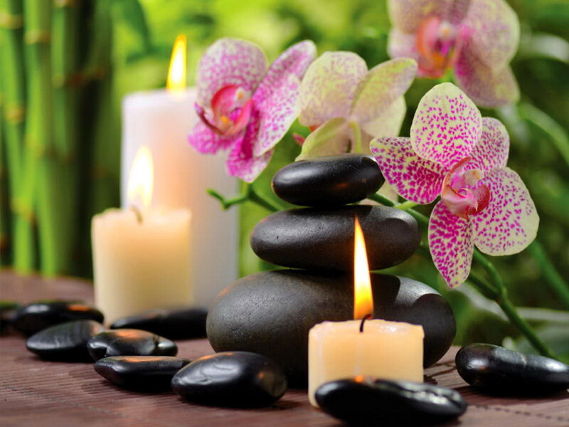 Orchid and Candles