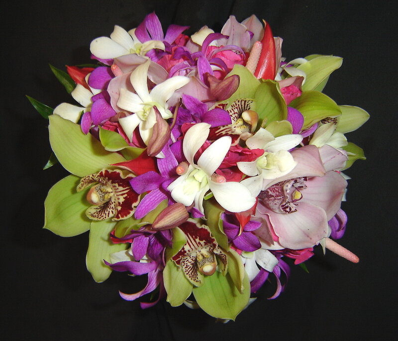 Orchid Bouquet — Purple