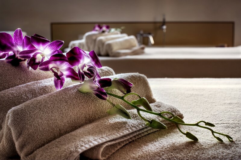 Orchid on Towels