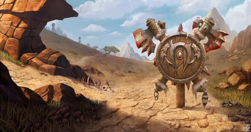 Orcish Signpost in Desert