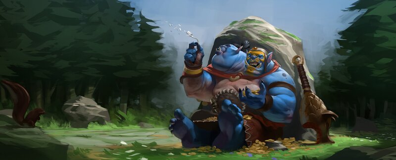 Orcs relaxing in the forest