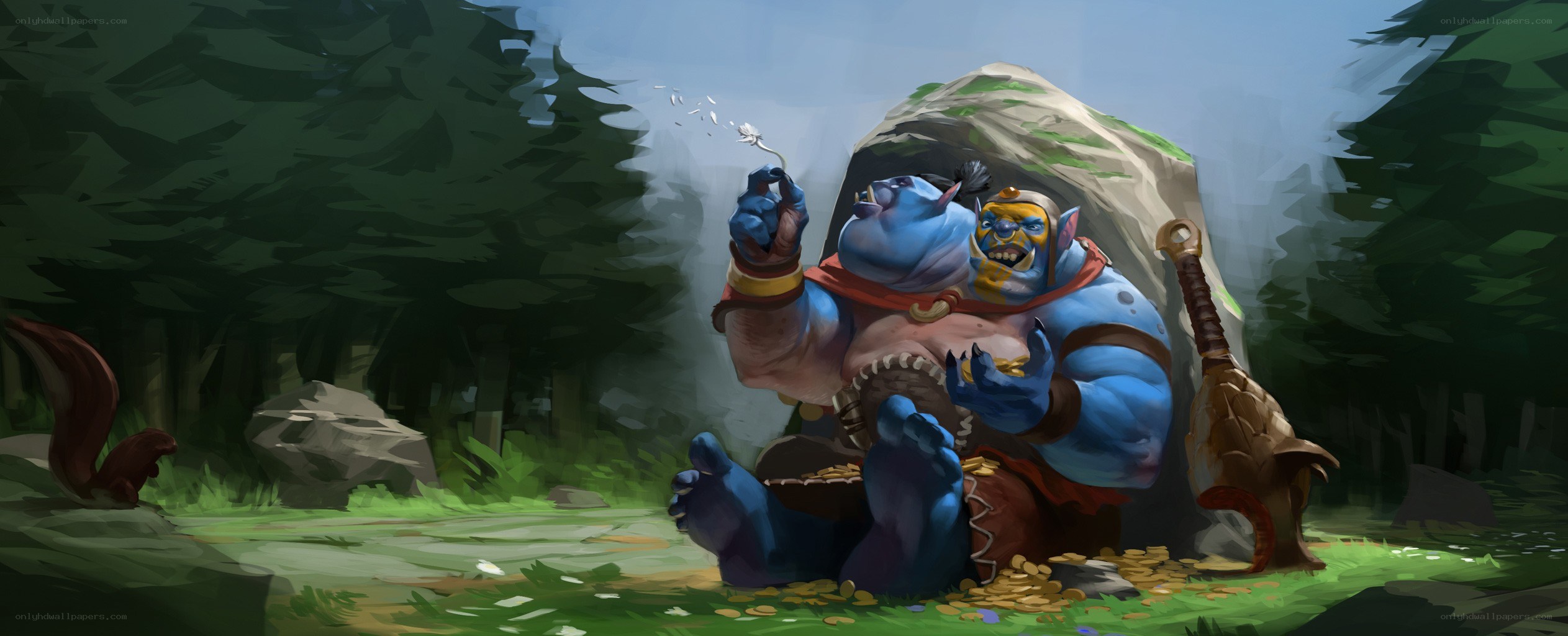 Orcs relaxing in the forest