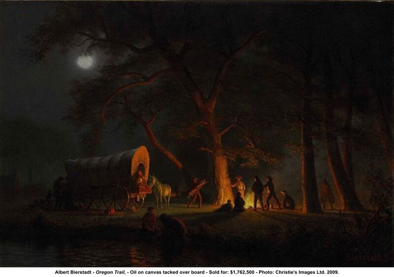 Oregon Trail at night