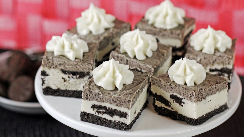 Oreo Cheesecake Squares — White