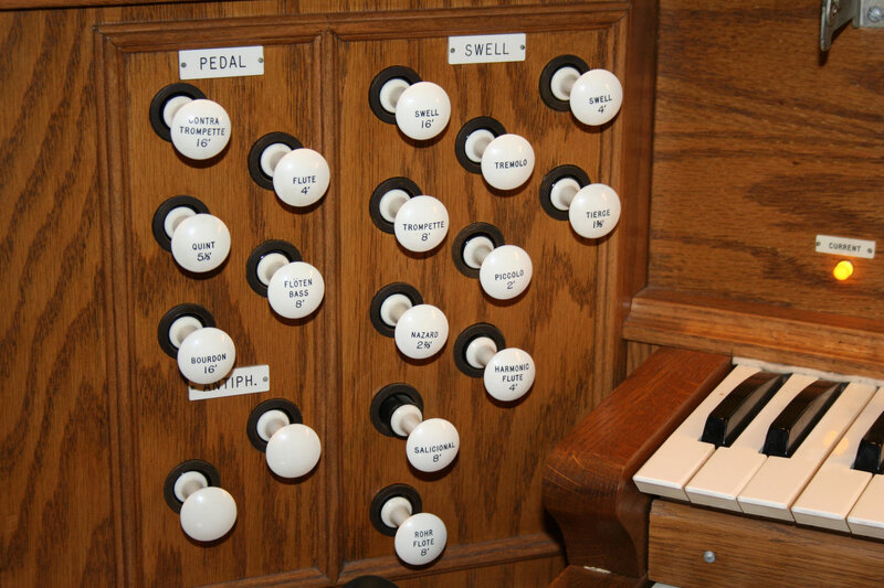 Organ Console — Brown, Neutral