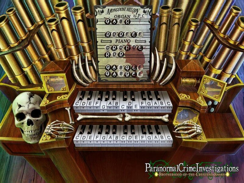 Organ with Skull and Bones