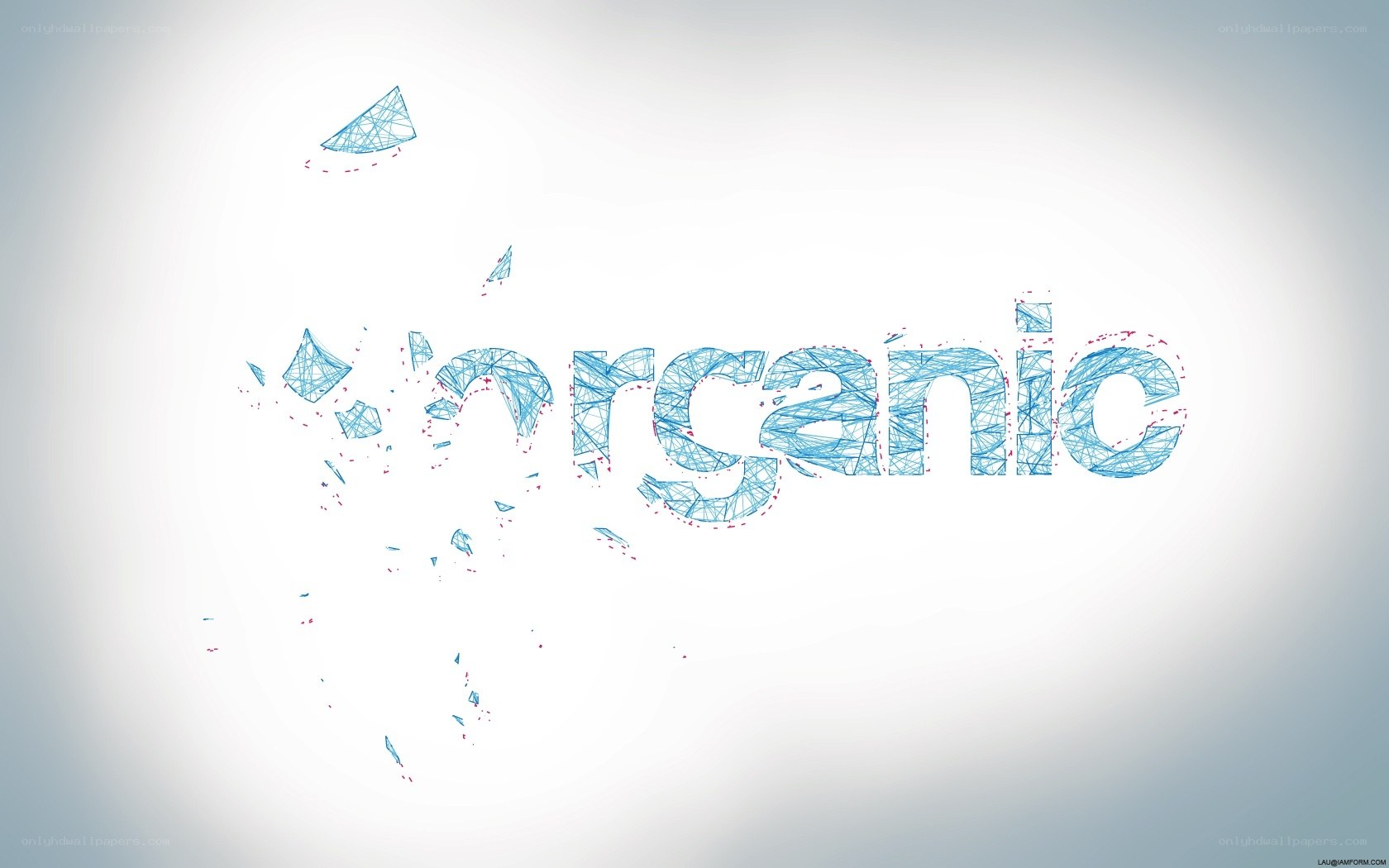 organic text design