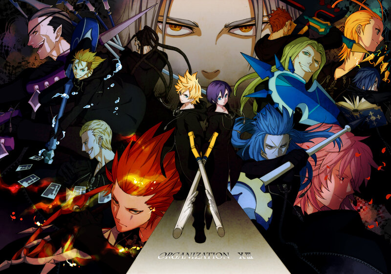 Organization XIII Members — Black, Dramatic