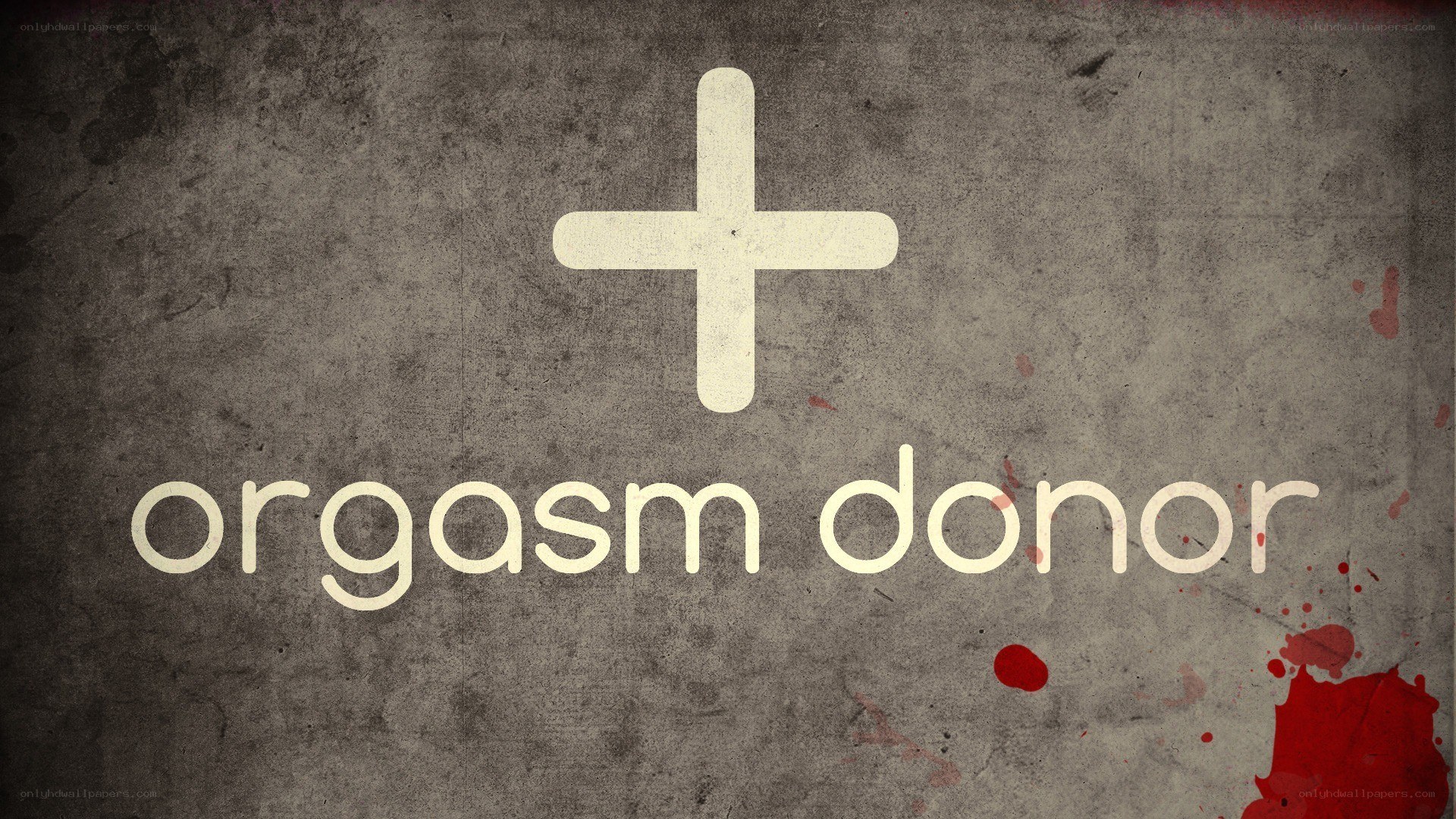 orgasm donor text with cross