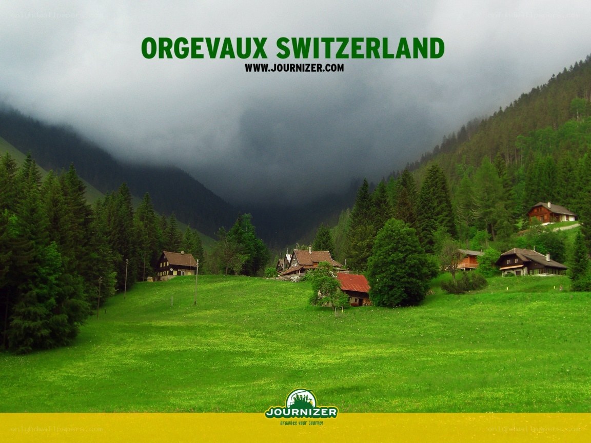 Orgevaux Switzerland landscape