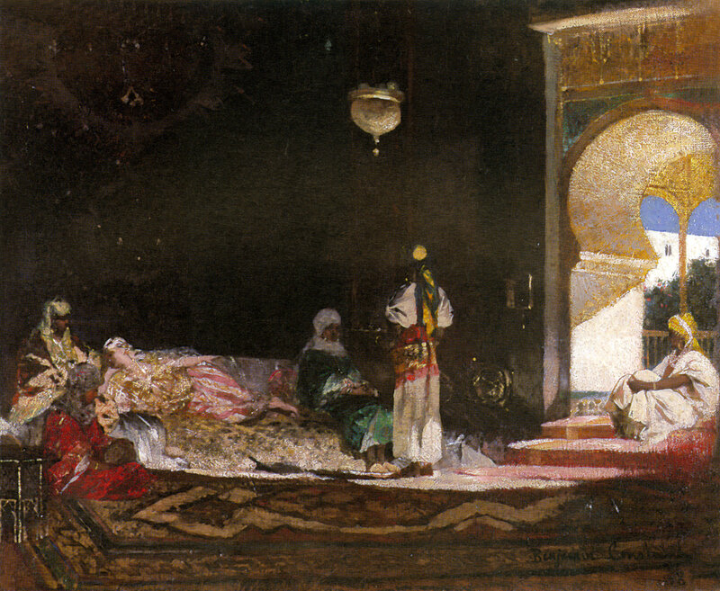 Orientalist interior scene