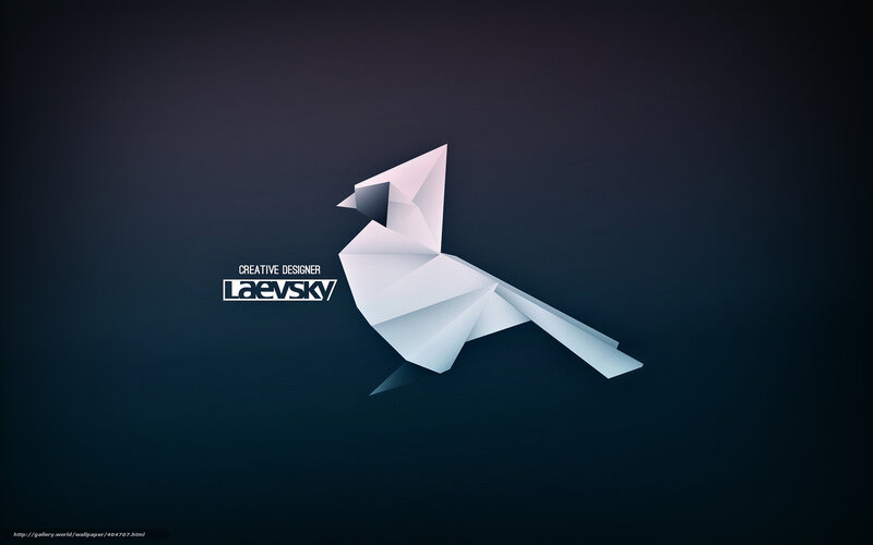 Origami bird design