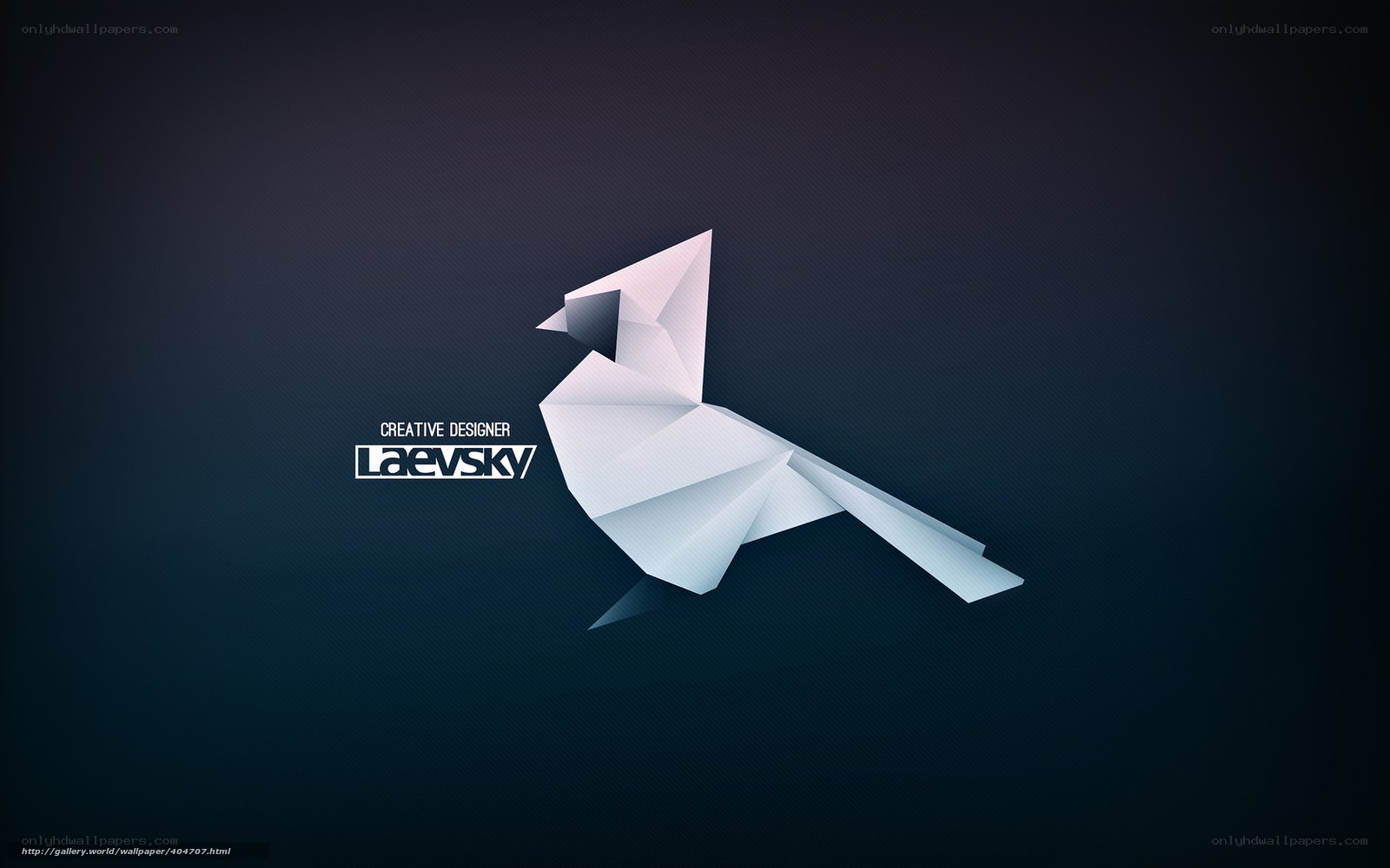 Origami bird design