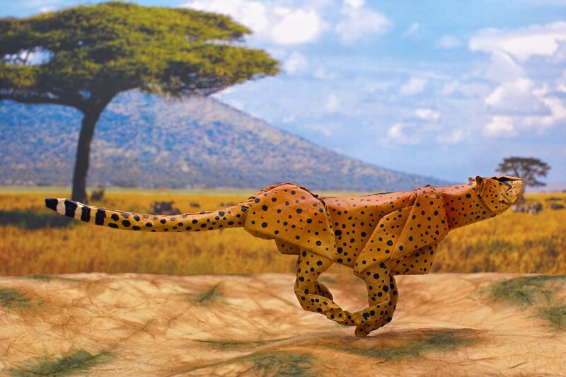 Origami Cheetah