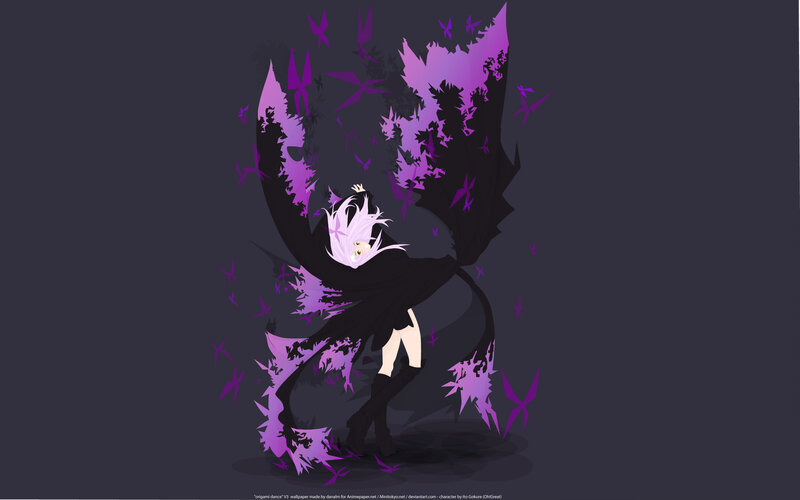 Origami dance character art