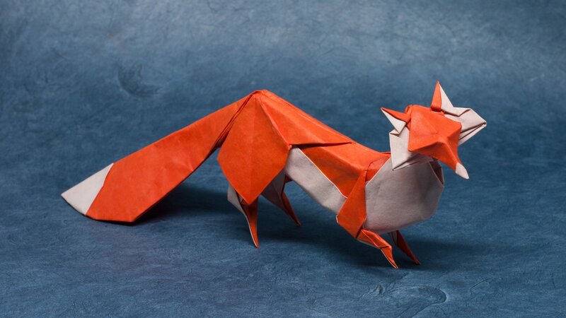 Origami Fox Figure