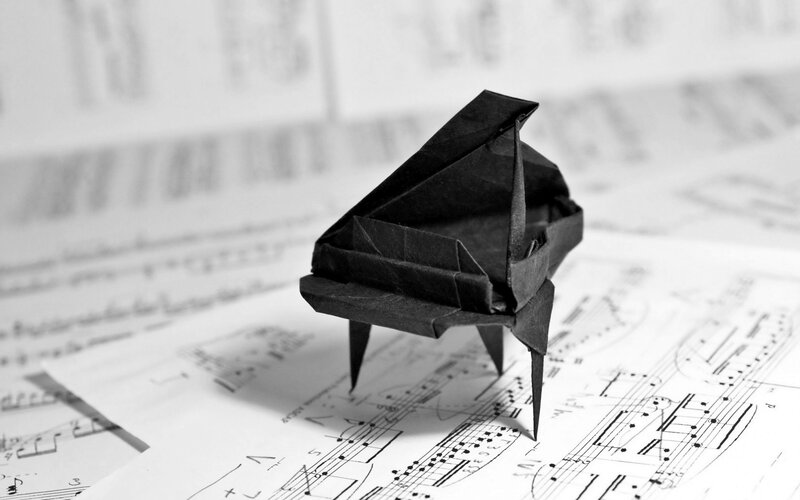 Origami Grand Piano