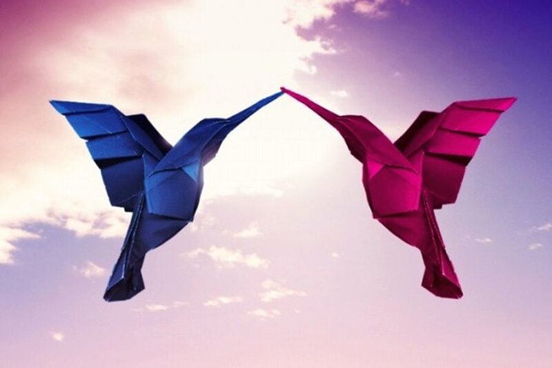Origami Hummingbirds