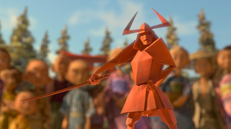 Origami Samurai Warrior