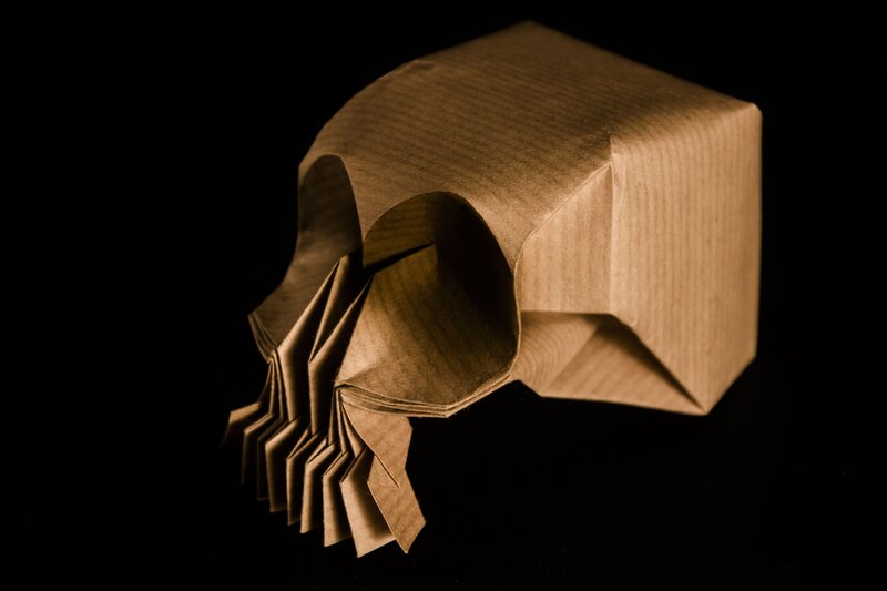 Origami Skull