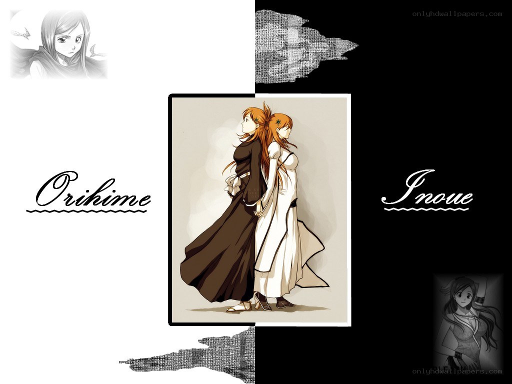 Orihime and Inoue artwork