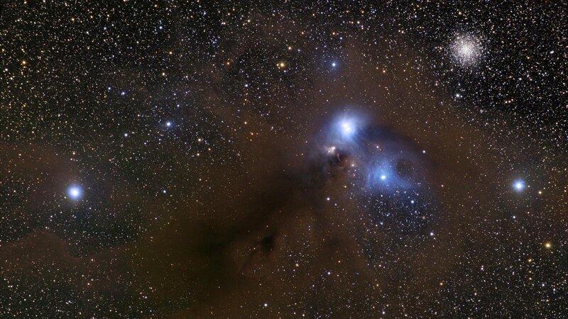 Orion Nebula and surrounding stars