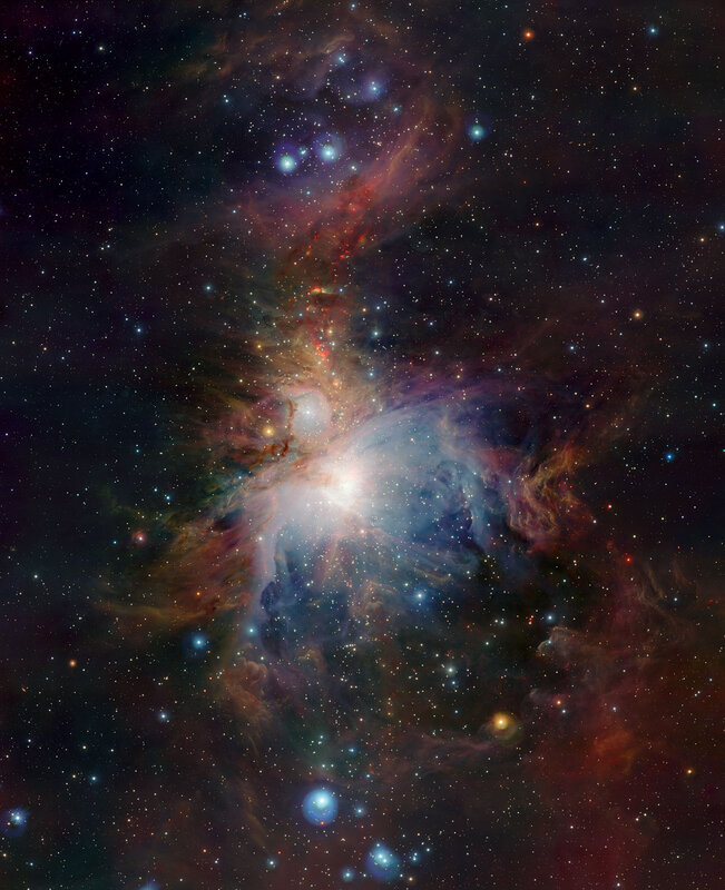 Orion Nebula — Black, Cosmic, Night, Photograph, Stars, Gas Clouds, Dust
