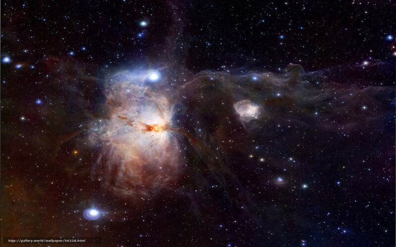 Orion Nebula — Black, Dramatic