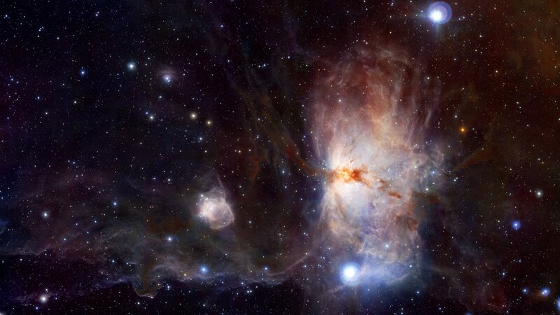 Orion Nebula — Black, Photograph