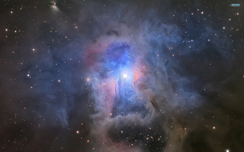 Orion Nebula — Blue, Cosmic, Night, Photograph