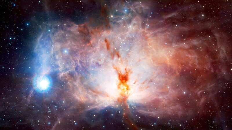 Orion Nebula — Blue, Dramatic, Night