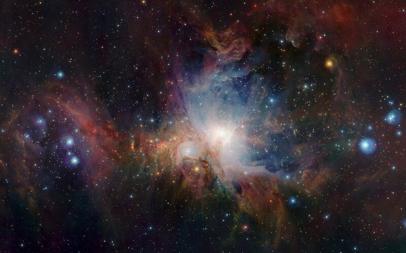 Orion Nebula — Blue, Gas Clouds