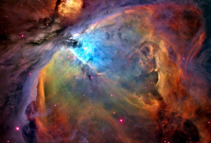Orion Nebula — Blue, Green