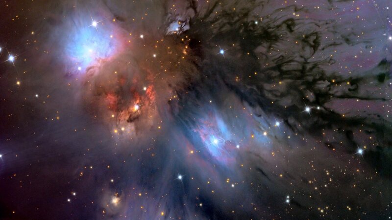 Orion Nebula — Blue, Stars