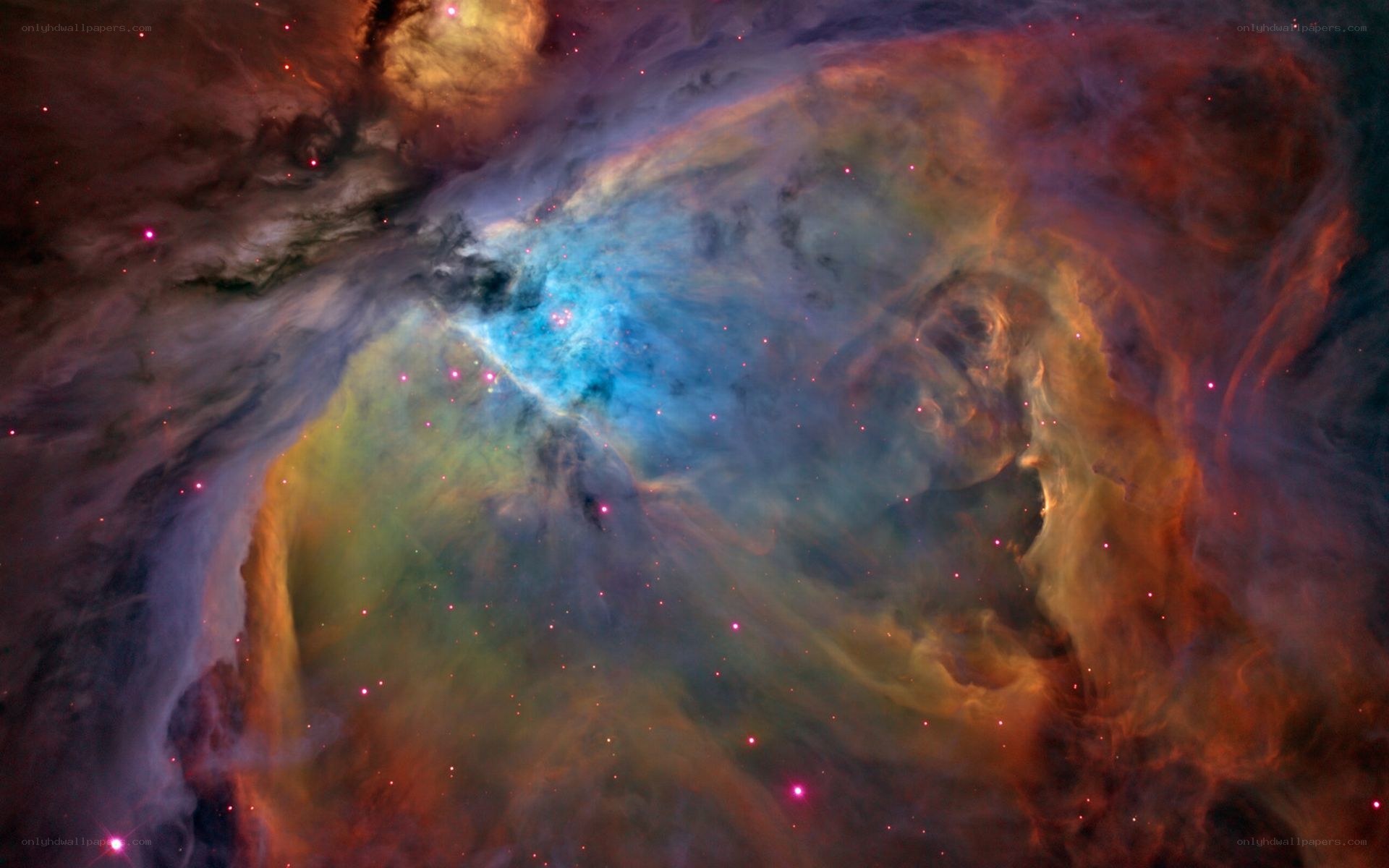 Orion Nebula cosmic clouds