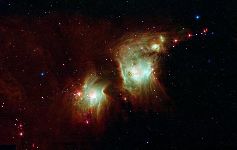 Orion Nebula — Green