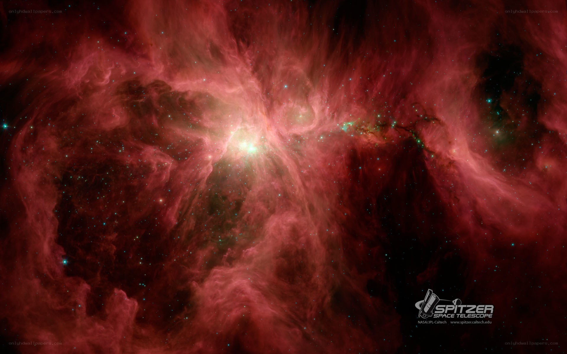 Orion Nebula in infrared