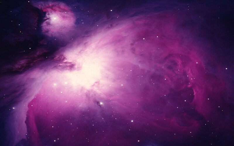 Orion Nebula in purple hues
