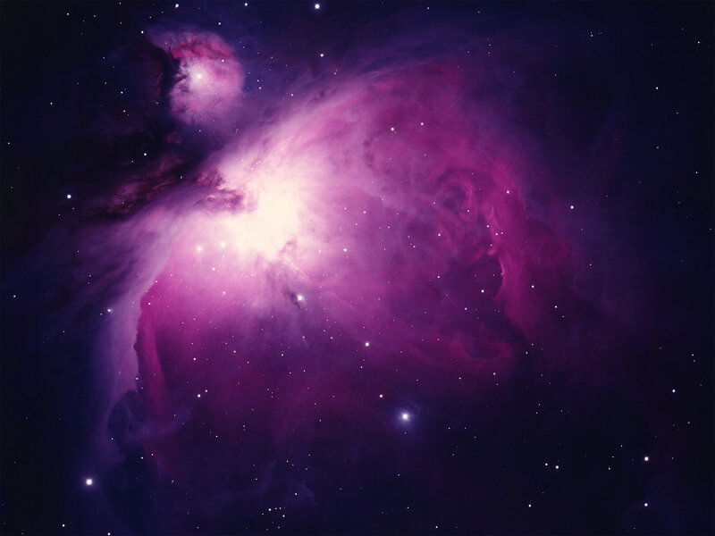 Orion Nebula in purple hues