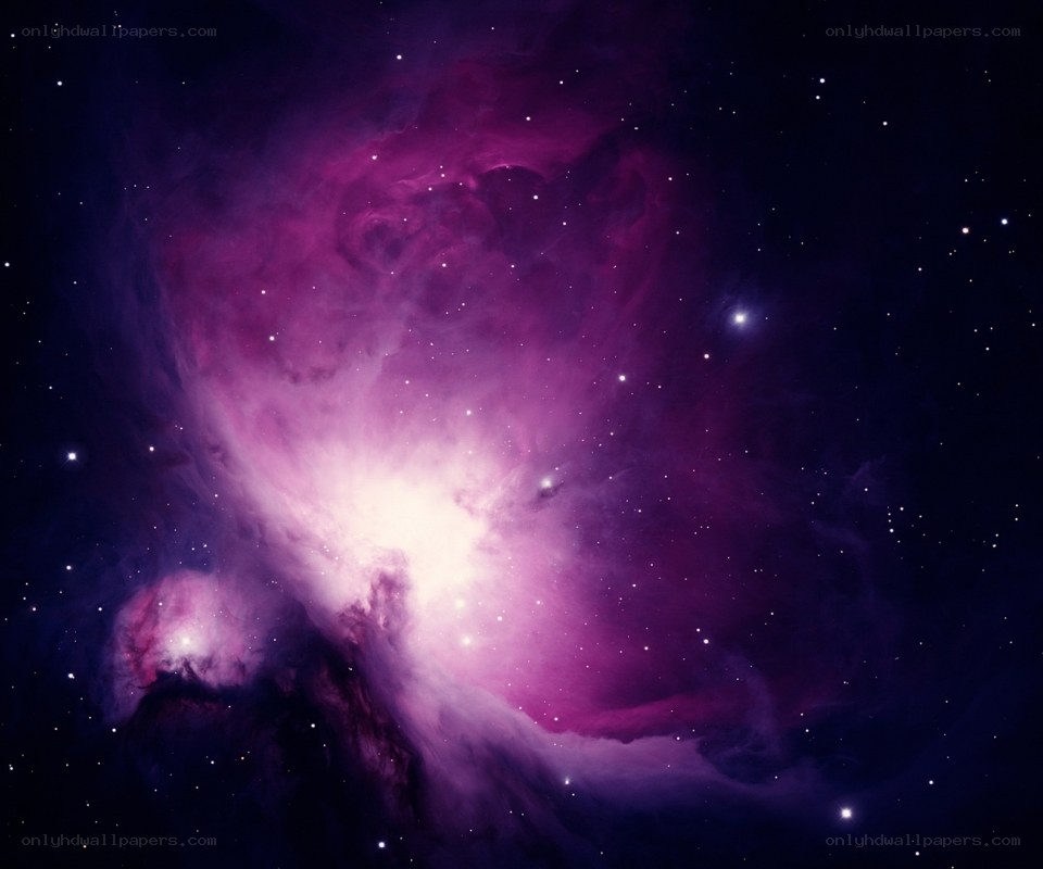 Orion Nebula in purple