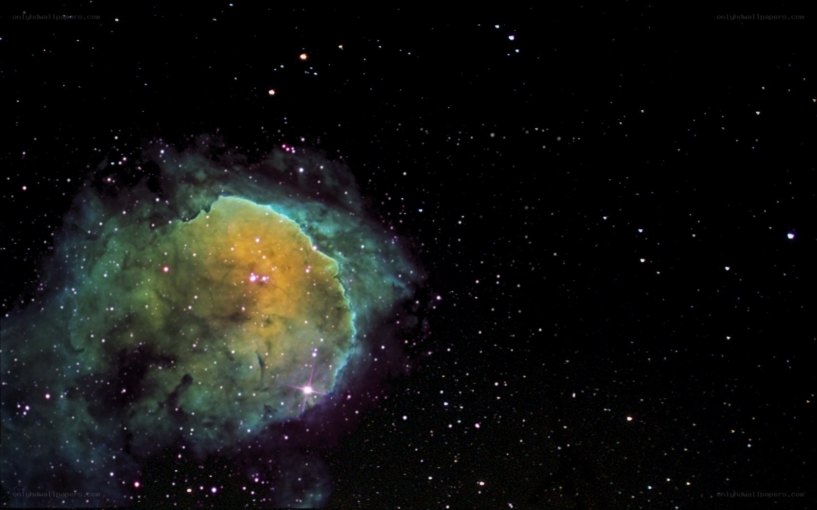 Orion Nebula in space