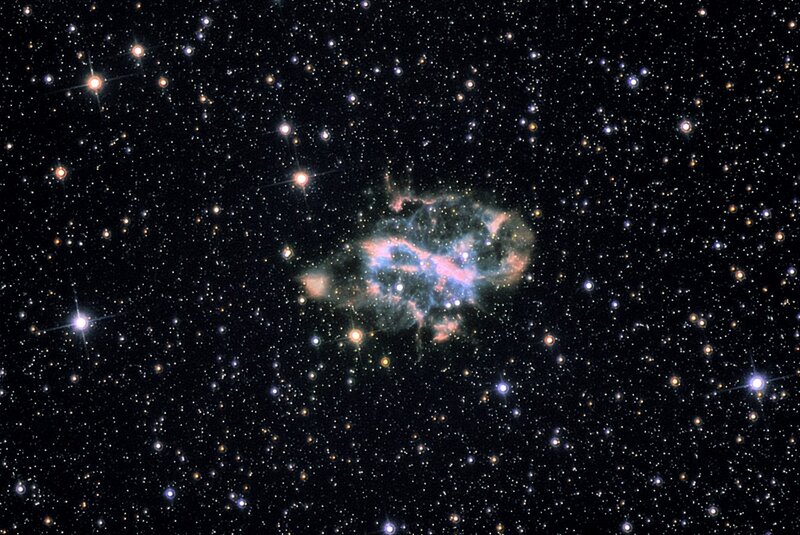 Orion Nebula in starfield