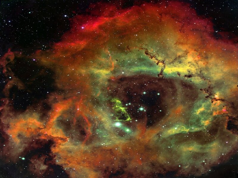 Orion Nebula in vibrant colors