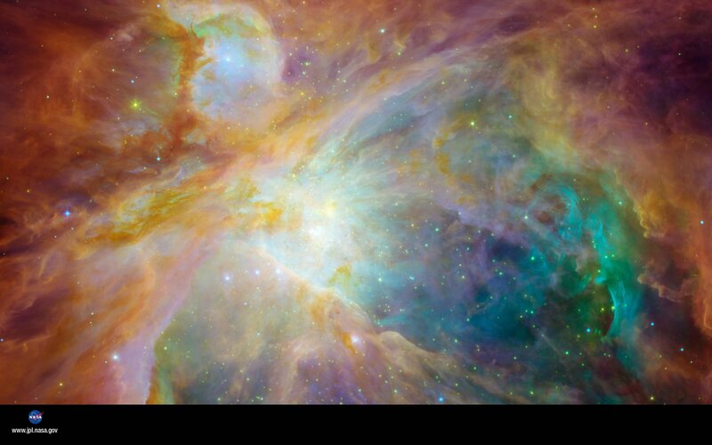 Orion Nebula in vibrant colors