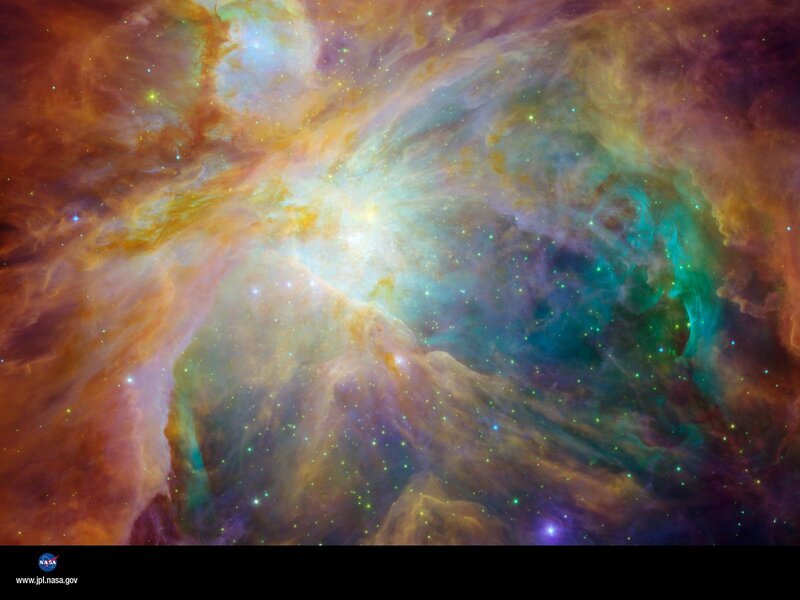 Orion Nebula in vibrant colors