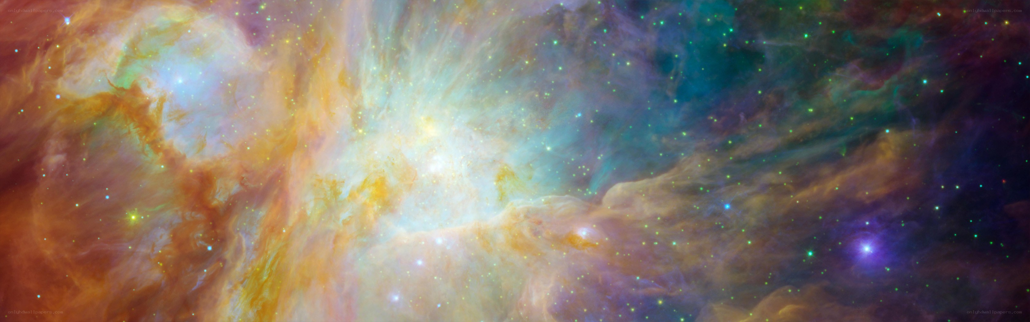 Orion Nebula in vibrant colors