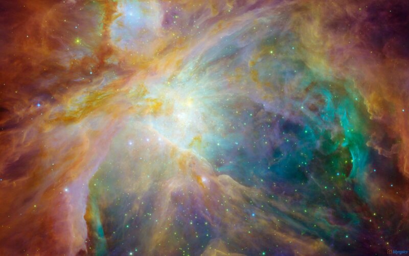 Orion Nebula — Orange, Cosmic