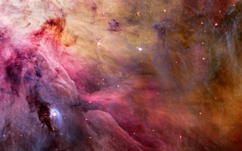 Orion Nebula — Pink, Orange